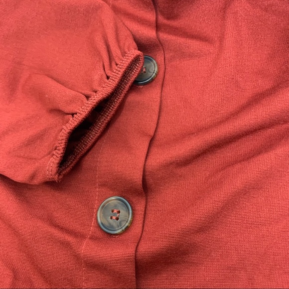 New Nwt Burnt Orange Boho Off The Shoulder Crop Top Sz Medium By Charlotte Russe - Picture 3 of 14